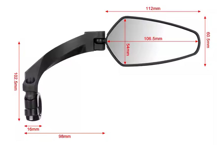 Rotatable Rearview Mirrors