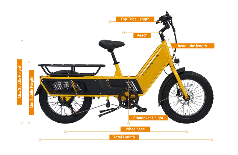 Fahrbike cargo eBike geometry