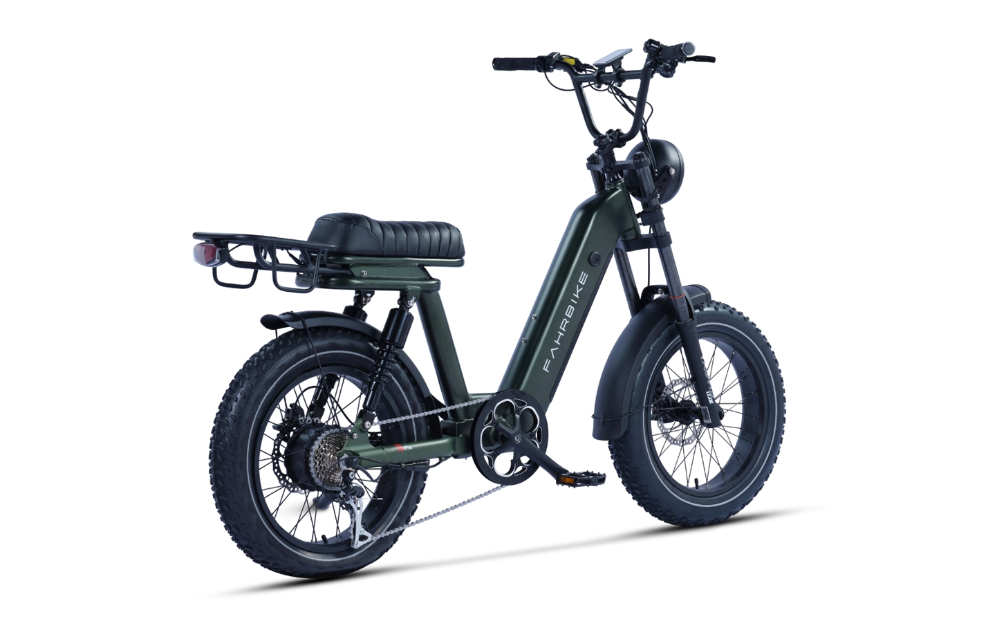 dark-green Moped-Style eBike Roadstar73 750W | Fahrbike eBikes