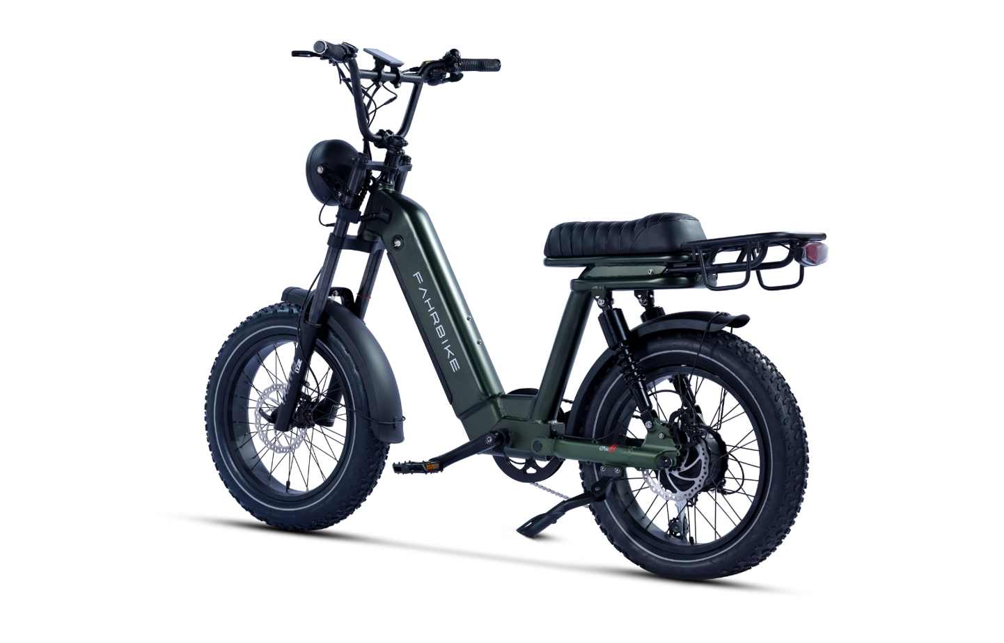 dark-green Moped-Style eBike Roadstar73 750W | Fahrbike eBikes
